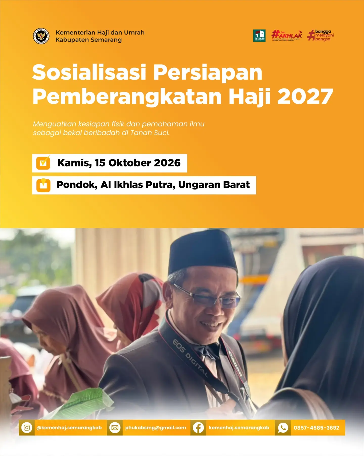 Hari Ketiga Pembinaan Jemaah Haji Kabupaten Semarang, Sosialisasi Persiapan Pemberangkatan Haji 2027
