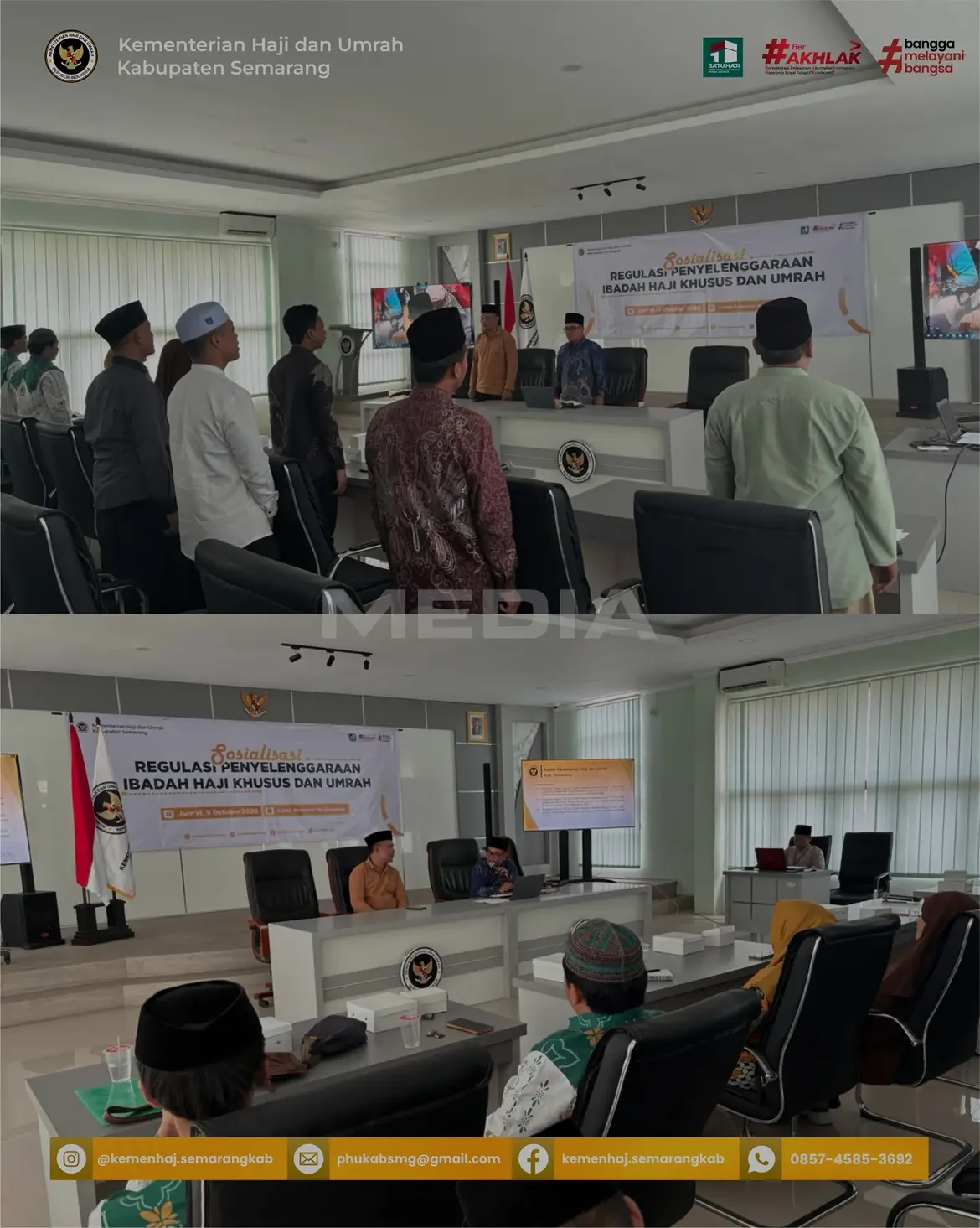 Kemenhaj Kabupaten Semarang Gelar Sosialisasi Regulasi Penyelenggaraan Ibadah Haji Khusus dan Umrah